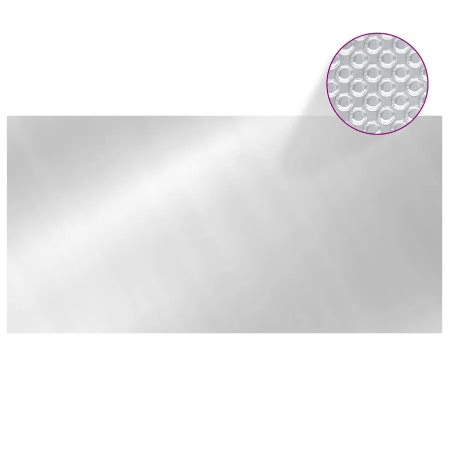 Couverture de piscine Argenté 975x488 cm PE - 3