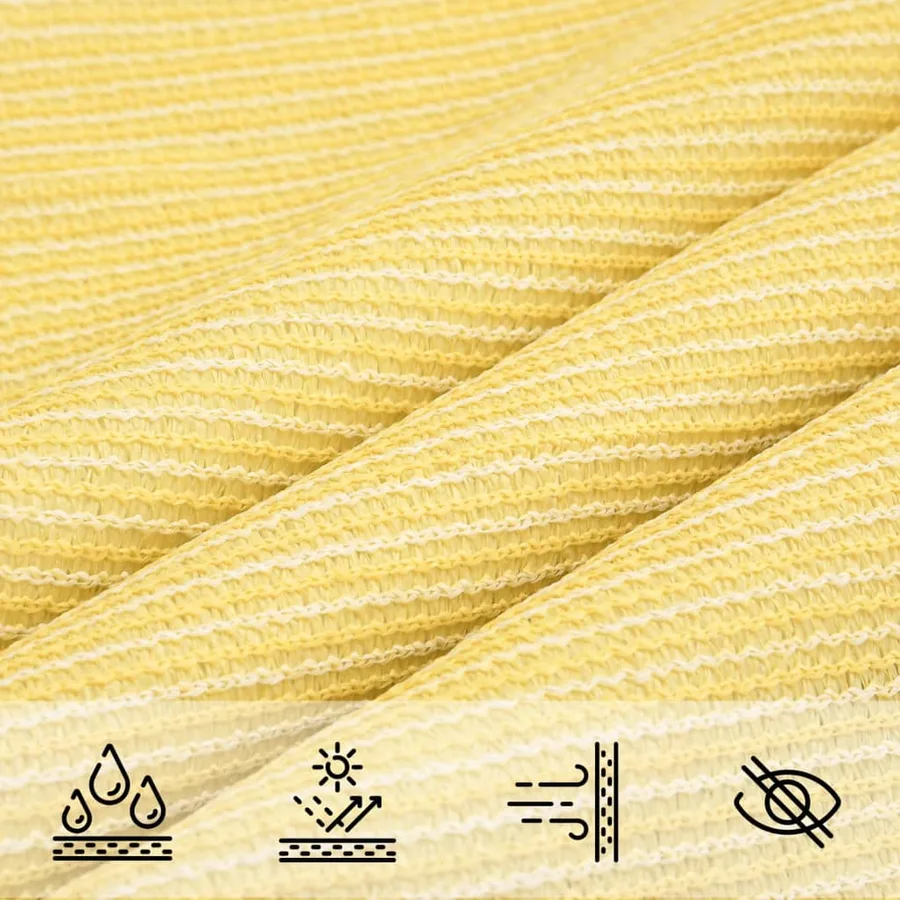 Voile d'ombrage 160 g/m² Beige 3/4x2 m PEHD - 7