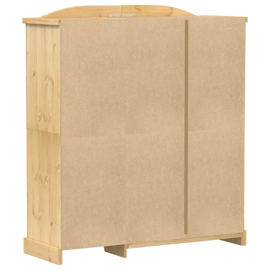 Garde-robe Corona 151,5x52x170 cm bois de pin massif - 6
