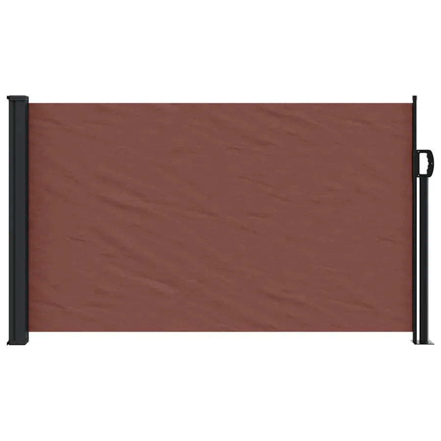 Auvent latéral rétractable marron 117x300 cm - 3