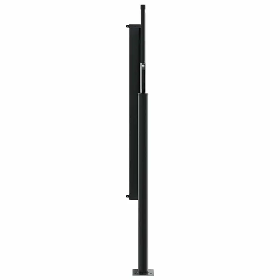 Auvent latéral rétractable marron 117x300 cm - 4